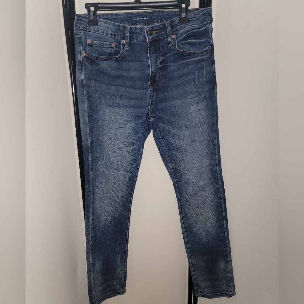 Aeropostale Mens Denim Skinny Jeans Size 32/30